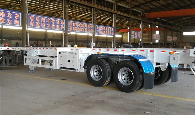 集装厢骨架半挂车